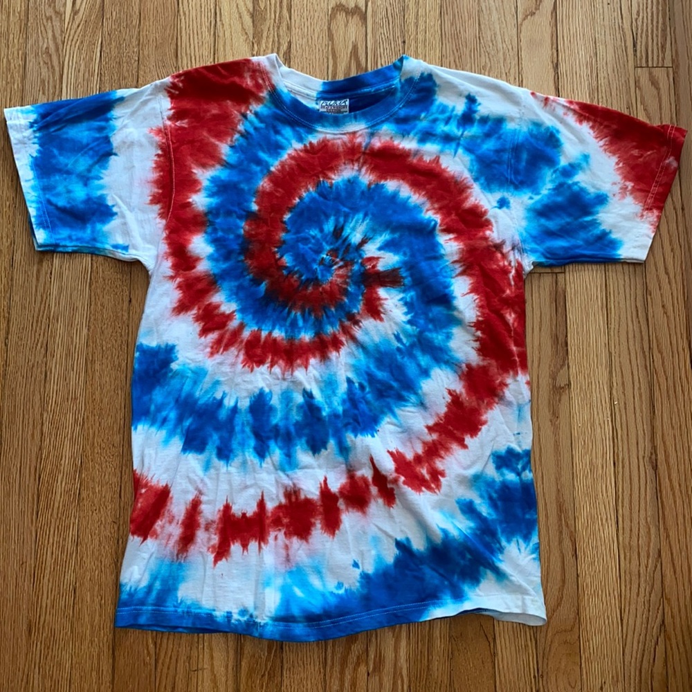 Hand dyed tie dye